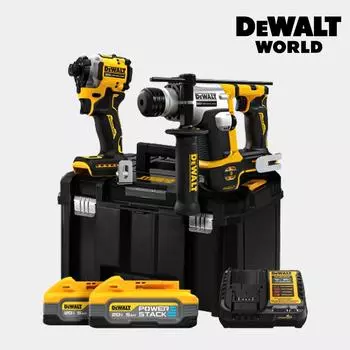 Комбинированный зарядный комплект DeWalt, ударная ударная дрель, 20 В DCF850 DCH172 DCK2213H2T