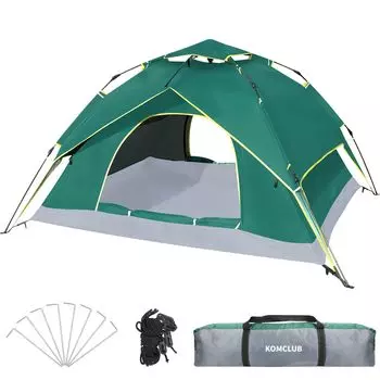 KOMCLUB One Touch для 2WAY Camping Double Insect Simple UV Sun Shade Легко устанавливается Сумка для хранения Удобно подходит для горных видов спорта Дневная палатка,