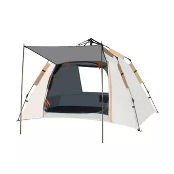 KOMCLUB Tent 2024 New Model Dome Tent One Gate Three Windows For 1 to 2 People Front Room Includes Front Room Pole Water Pressure Resistance 2000mm UV