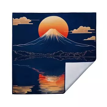 KOME липкая салфетка Furoshiki Fuji Pattern 50 x 50 см защитная салфетка для Bento Electronics и компьютеров хранение мелких предметов симпатичная Mt. Самоклеящийся