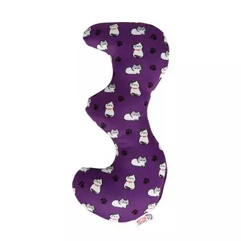 Комета для кошек в Domestic Kunekune Kick Подушка Фиолетовый S размер [Легкий удар] фиолетовый