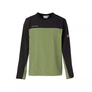 Комфортная футболка с круглым вырезом AF для мужчин [Mammut] 1011-02401 болотный-черный