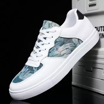 Комфортные мужские кроссовки модные мужские повседневные брендовые дизайнерские мужские повседневные кроссовки в стиле масляной живописи 2024 года, новые популярные кроссовки Zapatillas De Hombre 39 синий