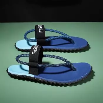 Комфортные шлепанцы Мужские тапочки Летние мужские ортопедические сандалии Модные мужские пляжные мягкие сандалии с поддержкой свода стопы sandalias 40 коричневый