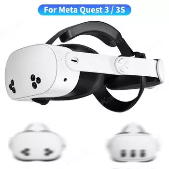 Комфортный ремешок для головы для Meta Quest 3S и Quest 3 VR-гарнитуры, уменьшающий давление, регулируемый ремешок Elite для Meta Quest3, аксессуары