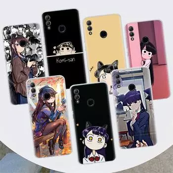 Komi не могу общаться чехол для телефона Huawei Y5 Y6 Y7 Y9S P Smart Z 2021 2019 Honor 10 Lite 9 20 9X 8S 8X 8A Pro 20i Coque Huawei Y5 2019