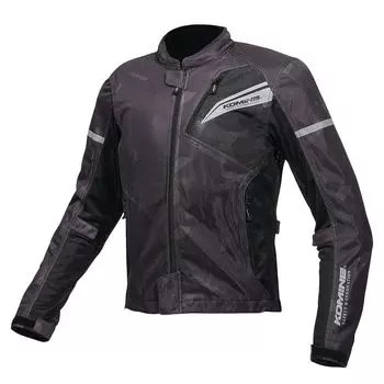 KOMINE 1219 Motorcycle Protective Full Mesh Jacket for Spring and CE Level 2 Mesh XL JK-140 Summer, Material, 07-140, Men s, Black,