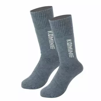 Komine Bike Winter Heat Socks L (25-27cm) Dark Gray 09-357 AK-357
