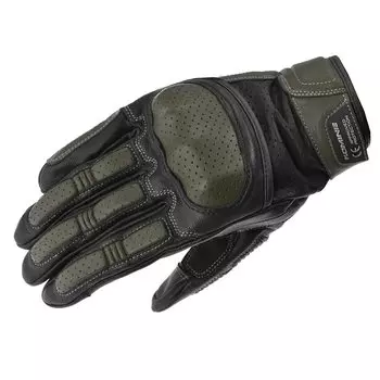 Komine CE Protect Leather Gloves Olive L for Motorcycles GK-217 оливковый