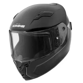 KOMINE FL Шлем-интеграл для мотоцикла Глянцевый черный XL HK-170