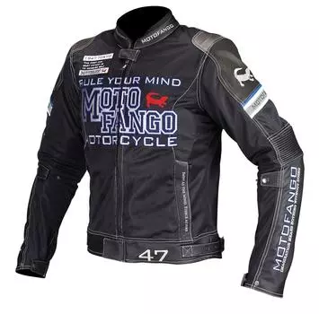 KOMINE Мотоциклетная куртка из кожи с сеткой, черная, S 1171, для осени и зимы, материал сетки, стандарт CE, уровень 2, стандарт CE, защита MJ-001, весна, чёрный