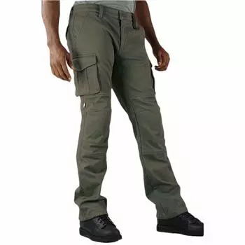 KOMINE Мотоциклетные ветрозащитные теплые брюки-карго темно-зеленого цвета L 1071 Защита для стандарта CE Уровень 2 Эластичный материал Ветрозащитный PK-919 темно-зеленого