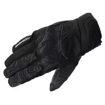 Komine Motorcycle Gloves Protective Winter Gloves Hannibal Black Marble XL GK-8184