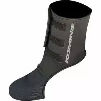 KOMINE Motorcycle Neoprene Ankle Warmer Black Free AK-075 595 Windproof