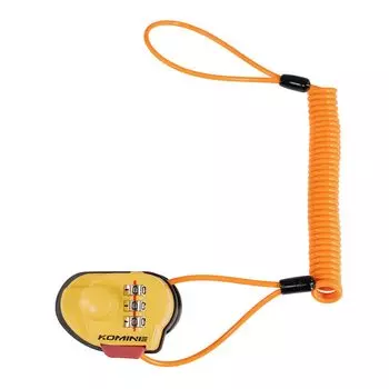 Komine Напоминание Диск Блокировка для Мотоцикла Желтый Бесплатно LK-127 жёлтый