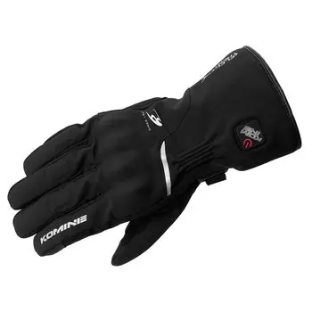 Komine Protect Electric Heat Gloves Black 2XL for Motorcycles EK-217