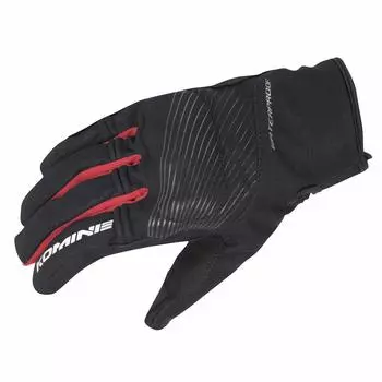 KOMINE Protective Rain Gloves for Motorcycles 3XL 12979 Waterproof Protector Black/Red GK-245
