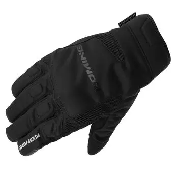 Komine Protective Winter Gloves Carthage Black L for Motorcycles GK-8014