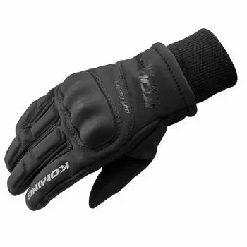 KOMINE WP Protect Winter Gloves for Motorcycles Kitora Black XL 1080 Waterproof Protector for Autumn and Winter - GK-816 Spring, чёрный