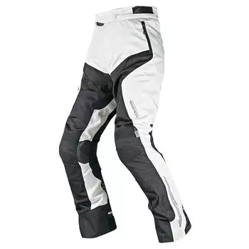 Komine защитные сетчатые штаны для езды на мотоциклах Kongou L 1097 для осени и зимы сетчатый материал протектор CE стандарт эластичный материал - слоновая кость/черный