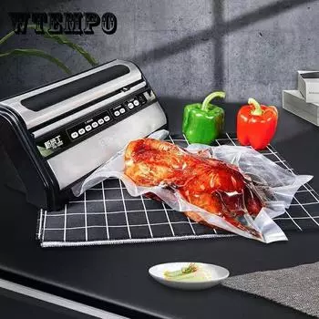 Коммерческая автоматическая бытовая машина для вакуумной упаковки пищевых продуктов 10pcs Vacuum bags free