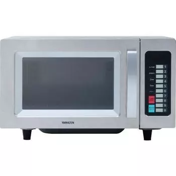 Коммерческая микроволновая печь Yamazen, одна функция, 23 л, плоский стол, без герц, однофазная, 100 В, 5 уровней переключения выходов, 10 регистраций памяти