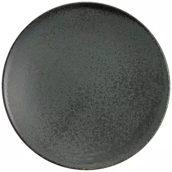 Коммерческая посуда Kalita Мясная тарелка 24см Black Drop 17358386