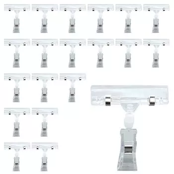 Коммерческий держатель клипсы Pop Clip POP Stand Ценник Рекламный дисплей (Набор 20)