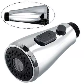 Коммерческий домашний распылитель для крана, головка крана, устойчивая к коррозии и ржавчине, гальваническое покрытие, общий стиль 1/2 дюйма, дождь и пузырьки