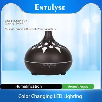 Коммерческий современный дизайн, древесное зерно, ультразвуковой туман, ароматерапия, электрический распылитель, ароматизатор, эфирное масло, воздушный диффузор us