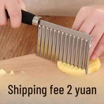 Коммерческий волнообразный нож для нарезки картофеля, картофелерезка Langya для толстой нарезки изысканного картофеля фри