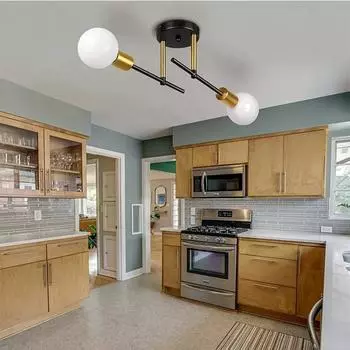 Комната в скандинавском стиле, американская спальня, прихожая, купольный светильник, суженный и современный кабинет, поглощающий минималистичные креативные железные светильники Warm White