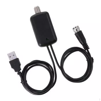 Комнатная телевизионная антенна с USB-усилителем питания с головкой Light F