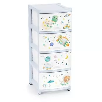 Комод Alternative M1243 Детский sd мальчики 4-х секционный