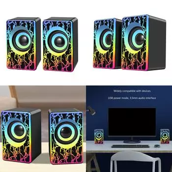 Компьютер с питанием от USB и подсветкой Muti B с разъемом 3,5 мм для ноутбуков