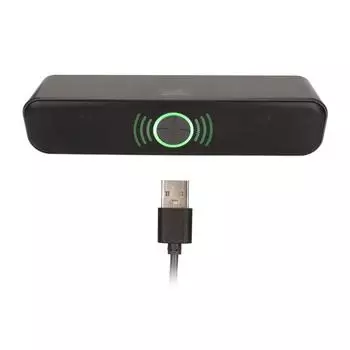 Компьютерная колонка USB стерео 2-канальная Plug and Play RGB компьютерная колонка черная