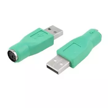 Компьютерная мышь, клавиатура, гнездо к USB-разъему, переходник-переходник для PS2