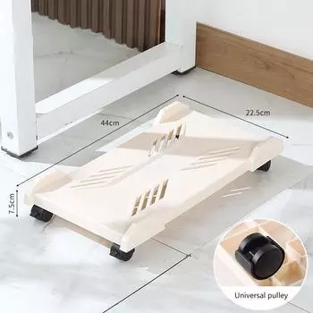 Компьютерная стойка, регулируемая мобильная подставка для процессора, игровой корпус для ПК с 4 колесиками, подходит для большинства ПК, подставка для компьютера под столом A1