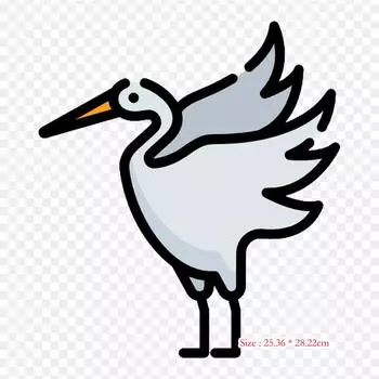 Компьютерные иконки с клювом, инкапсулированные постскриптумы, термопереносная печать, виниловые нашивки, наклейки для одежды, аппликации «сделай сам», моющиеся нашивки