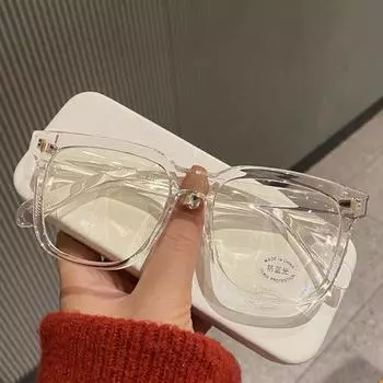 Компьютерные очки для близорукости с защитой от синего света, женские и мужские сверхлегкие прозрачные очки для близорукости большого размера, диоптрии унисекс от 0 до -4,0 3