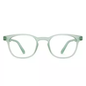 Компьютерные очки HUSTLR Zero Power Bluecut с антибликовым покрытием | Полная квадратная оправа | Как на Shark Tank | Для мужчин и женщин | Маленькие | LB E14058-N