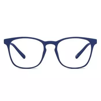 Компьютерные очки HUSTLR Zero Power Bluecut с антибликовым покрытием | Синяя квадратная оправа | Очки Peyush Bansal | Для детей 8–12 лет | HP D15011L