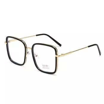 Компьютерные синие очки с блокировкой света для мужчин и женщин, большие квадратные очки с синим светом, могут быть оснащены оправой для очков для близорукости