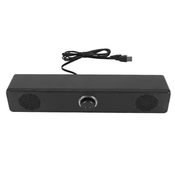 Компьютерный динамик Bluetooth настольный саундбар HiFi стереозвук регулируемая громкость мини-бар динамик