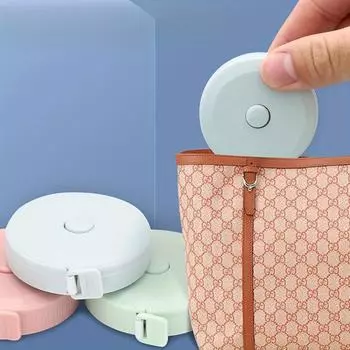 Компактная 59,06-дюймовая/60-дюймовая выдвижная измерительная лента — портативная, прочная, пластиковая, не содержит свинца, идеально подходит для измерений тела и дизайнерских проектов