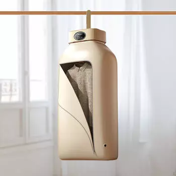 Компактная электрическая сушилка для квартир и небольших помещений розовый