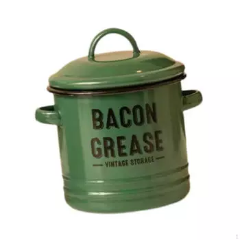 Компактная эмалированная кастрюля с крышкой для варки лапши зелёный