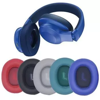 Компактная амбушюра для наушников, высокоэластичный практичный впитывающий пот чехол для JBL E55BT чёрный