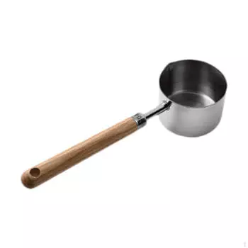 Компактная кастрюля для подогрева молока с ручкой, кухонный инструмент для плавления шоколада и супа 500ml