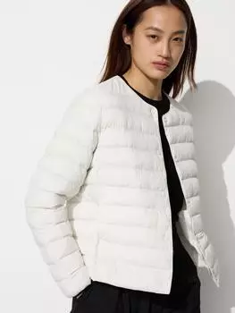 Компактная куртка Uniqlo Pufftech 00 WHITE/WOMEN M